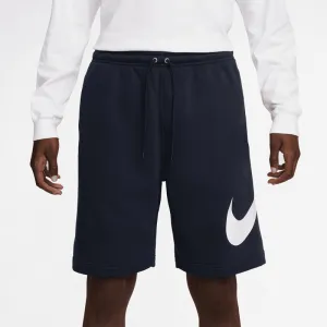 Pánske teplákové kraťasy NIKE M NK CLUB BB SHORT GX OBSIDIAN OBSIDIAN WHITE