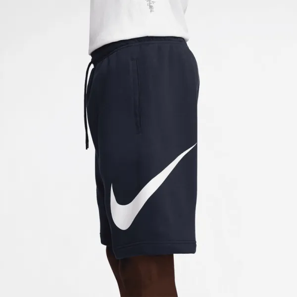 Pánske teplákové kraťasy NIKE M NK CLUB BB SHORT GX OBSIDIAN OBSIDIAN WHITE