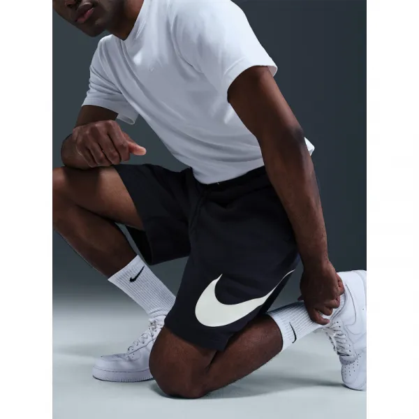 Pánske teplákové kraťasy NIKE M NK CLUB BB SHORT GX OBSIDIAN OBSIDIAN WHITE