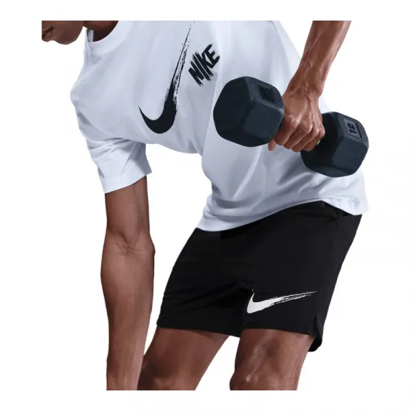 Pánske teplákové kraťasy NIKE M NK DF TOTALITY KNIT 7IN UL G BLACK WHITE