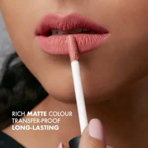 NOBEA Day-to-Day Matte Liquid Lipstick matný tekutý rúž odtieň Dusty Pink #M02 7 ml