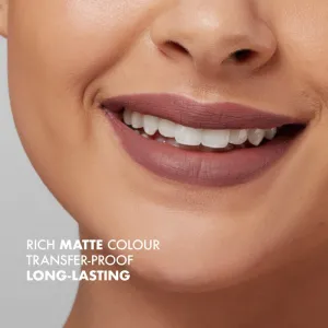 NOBEA Day-to-Day Matte Liquid Lipstick matný tekutý rúž odtieň Pink Lavender #M11 7 ml