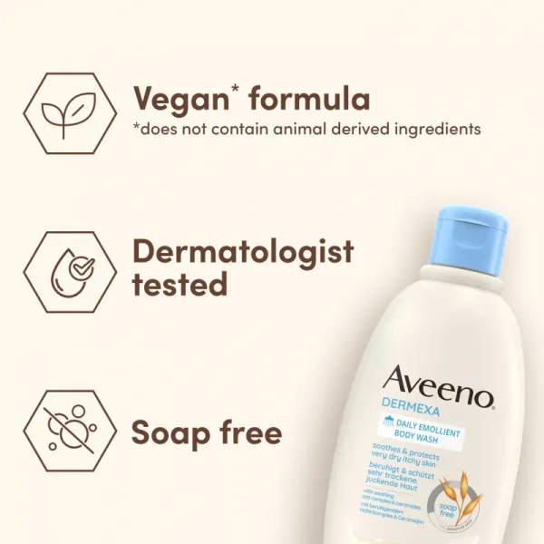 Aveeno Dermexa Daily Emollient Body Wash upokojujúci sprchový gél 300 ml