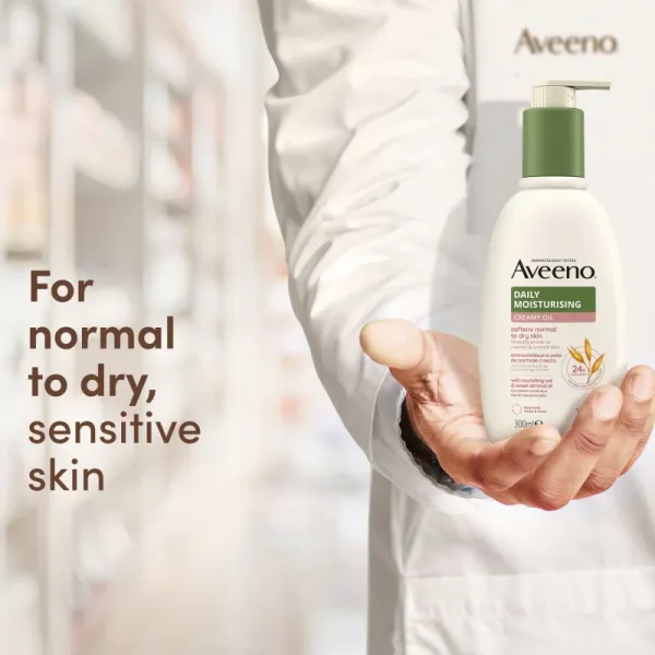 Aveeno Daily Moisturising Softens Dry Skin jemné telové mlieko 300 ml