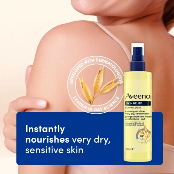 Aveeno Skin Relief Body Oil Spray telový olej v spreji 200 ml