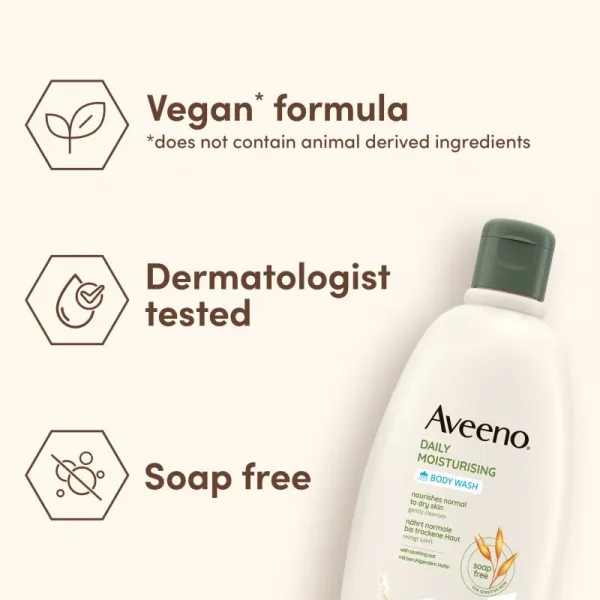 Aveeno Daily Moisturising Body Wash intenzívne vyživujúci sprchový krém 500 ml