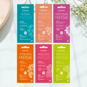 FlosLek Laboratorium Hello beauty! Set darčeková sada na aplikáciu pleťovej masky