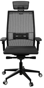 METTA 73 Ergonomická kancelárska stolička Samurai L2-9D, čierna