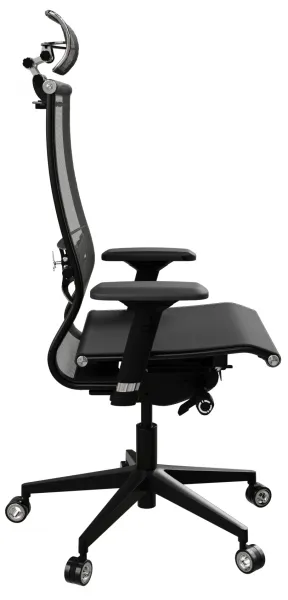METTA 73 Ergonomická kancelárska stolička Samurai L2-9D, čierna