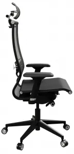 METTA 73 Ergonomická kancelárska stolička Samurai L2-9D, čierna