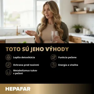 Hepafar Gold – Elitný 4-fázový systém na detoxikáciu pečene