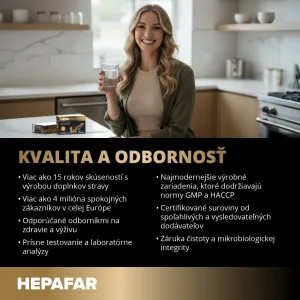 Hepafar Gold – Elitný 4-fázový systém na detoxikáciu pečene
