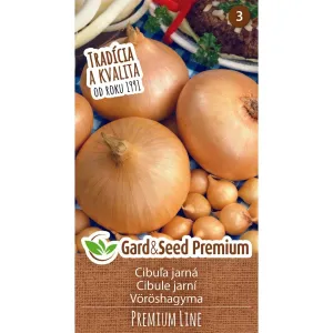GardenSeed Premium Semienka Cibuľa jarná, žltá, kuchynská, Klaria