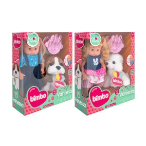 Bábika pes zvuková interaktívna Vanessa 32cm-SBELLETTI