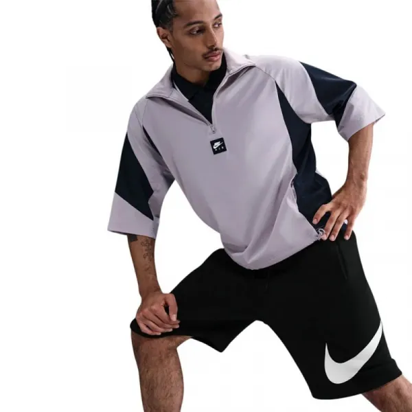 Pánske teplákové kraťasy NIKE M NK CLUB BB SHORT GX BLACK BLACK WHITE