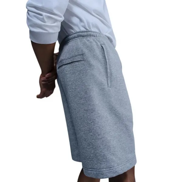 Pánske teplákové kraťasy NIKE M NK CLUB BB SHORT GX DK GREY HEATHER LT SMOKE GREY WHITE