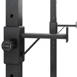 Gorilla Sports Stojan na veľkú tyč, polohovateľný, 160 cm