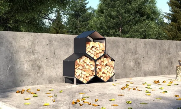 Držiaky k drevníku ÚĽ - 2 ks Rojaplast