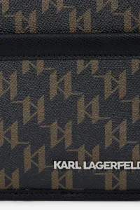 Crossbody Karl Lagerfeld K/Monogram Kanvas Crossbody Black-Brown