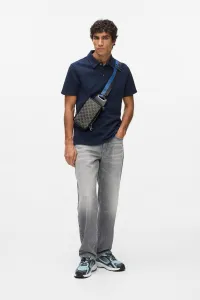 Crossbody Karl Lagerfeld K/Monogram Kanvas Slingbag Black-Brown
