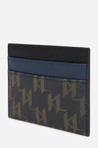 Púzdro Na Platobné Karty Karl Lagerfeld K/Monogram Kanvas Cardholder Black-Brown