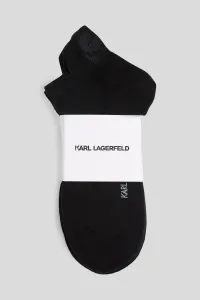 Ponožky Karl Lagerfeld K/Kameo Logo Sneaker Sock 3P Black