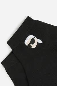 Ponožky Karl Lagerfeld Ikon Sneaker Sock 3Pk Black/White/Grey
