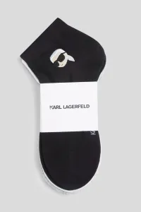 Ponožky Karl Lagerfeld Ikon Sneaker Sock 3Pk Black/White/Grey