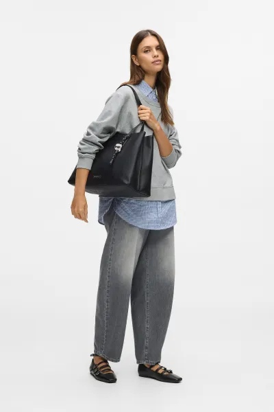 Kabelka Karl Lagerfeld Ikon Smooth Lg Tote Black
