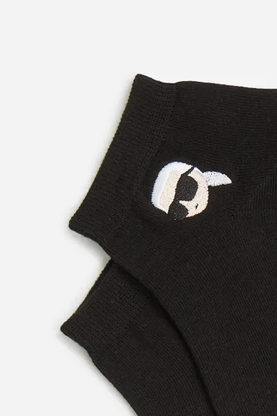 Ponožky Karl Lagerfeld K/Ikon Sneaker Sock 3P Black/White/Grey