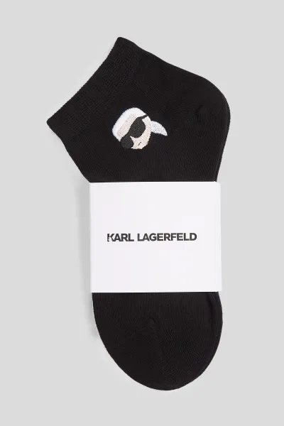 Ponožky Karl Lagerfeld K/Ikon Sneaker Sock 3P Black/White/Grey