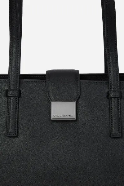 Kabelka Karl Lagerfeld K/Trunk Md Tote Black-Nickel