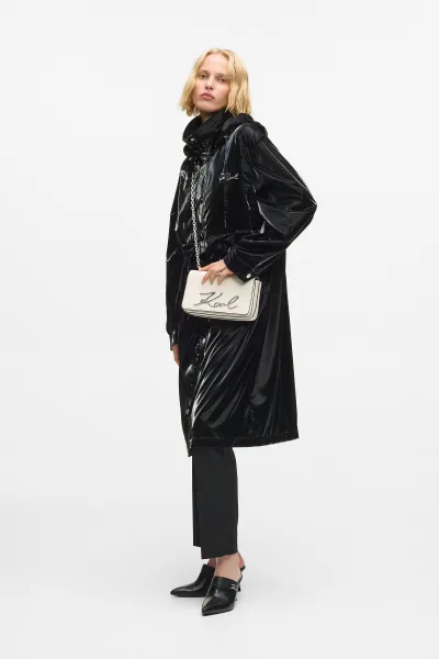 Kabelka Karl Lagerfeld K/Signature 2.0 Slim Sm Cb Off White