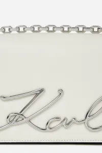 Kabelka Karl Lagerfeld K/Signature 2.0 Slim Sm Cb Off White