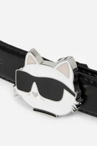 Opasok Karl Lagerfeld Ikon Choupette Belt Black