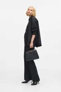 Kabelka Karl Lagerfeld K/Signature Md Top Handle Black/Gold