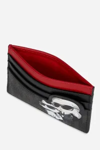 Púzdro Na Platobné Karty Karl Lagerfeld Ikon Monogram Cc Card Holder Brown-Kl Mono