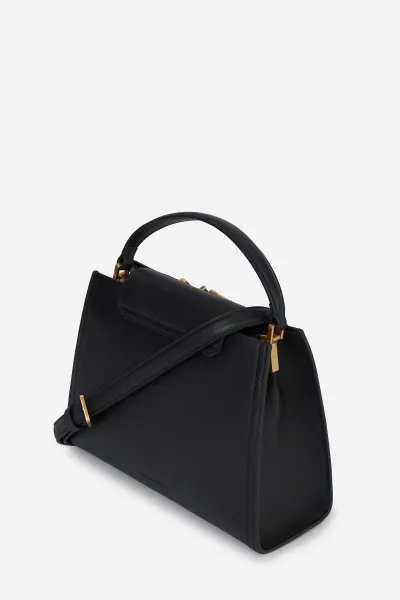 Kabelka Karl Lagerfeld K/Signature Md Top Handle Black/Gold