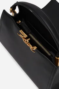 Kabelka Karl Lagerfeld K/Signature Md Top Handle Black/Gold