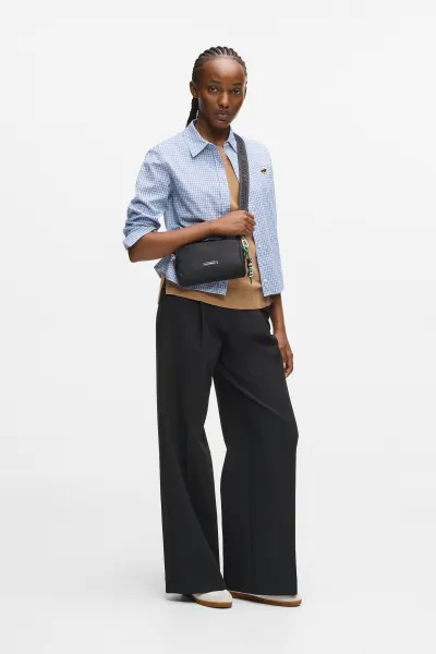 Crossbody Karl Lagerfeld Ikon Nylon Slim Camera Bag Black