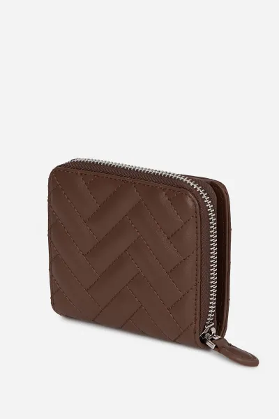 Peňaženka Karl Lagerfeld K/Brick Md Bifold Wallet Dark Friar Brown