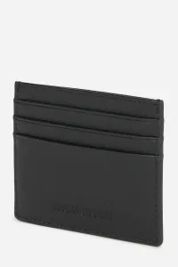 Kožené puzdro na karty Karl Lagerfeld K/SIGNATURE
