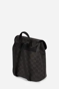 Batoh Karl Lagerfeld Ikon Monogram Cc Sm Flap Bp Brown-Kl Mono