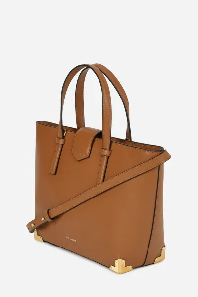 Kabelka Karl Lagerfeld K/Trunk Sm Tote Dark Tan