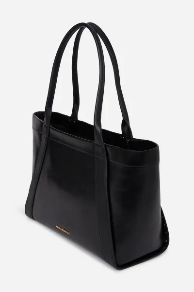 Kabelka Karl Lagerfeld K/Ville Md Tote Studs Black/Gold