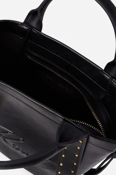Kabelka Karl Lagerfeld K/Ville Sm Tote Studs Black/Gold