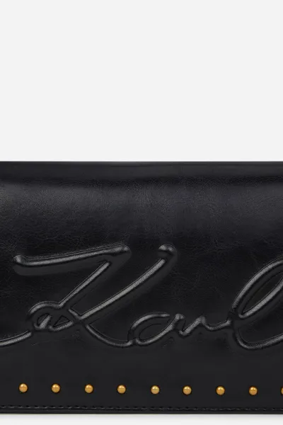 Peňaženka Karl Lagerfeld K/Ville Cb Wallet Studs Black/Gold