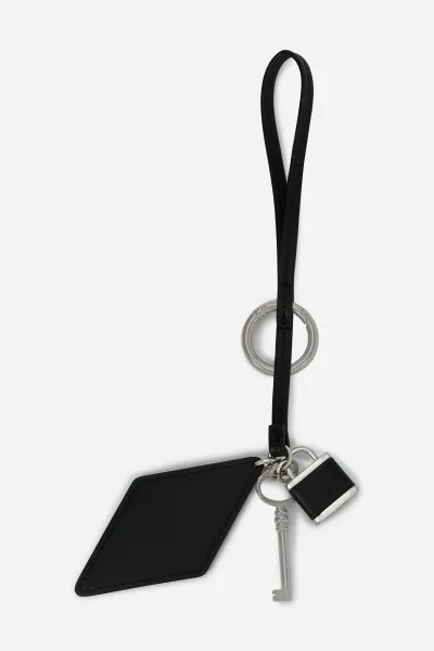Kľúčenka Karl Lagerfeld K/Autograph Padlock Charm Black