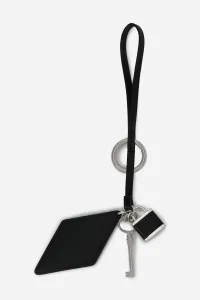 Kľúčenka Karl Lagerfeld K/Autograph Padlock Charm Black