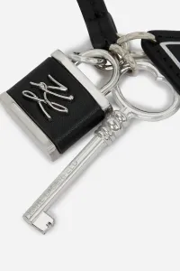 Kľúčenka Karl Lagerfeld K/Autograph Padlock Charm Black